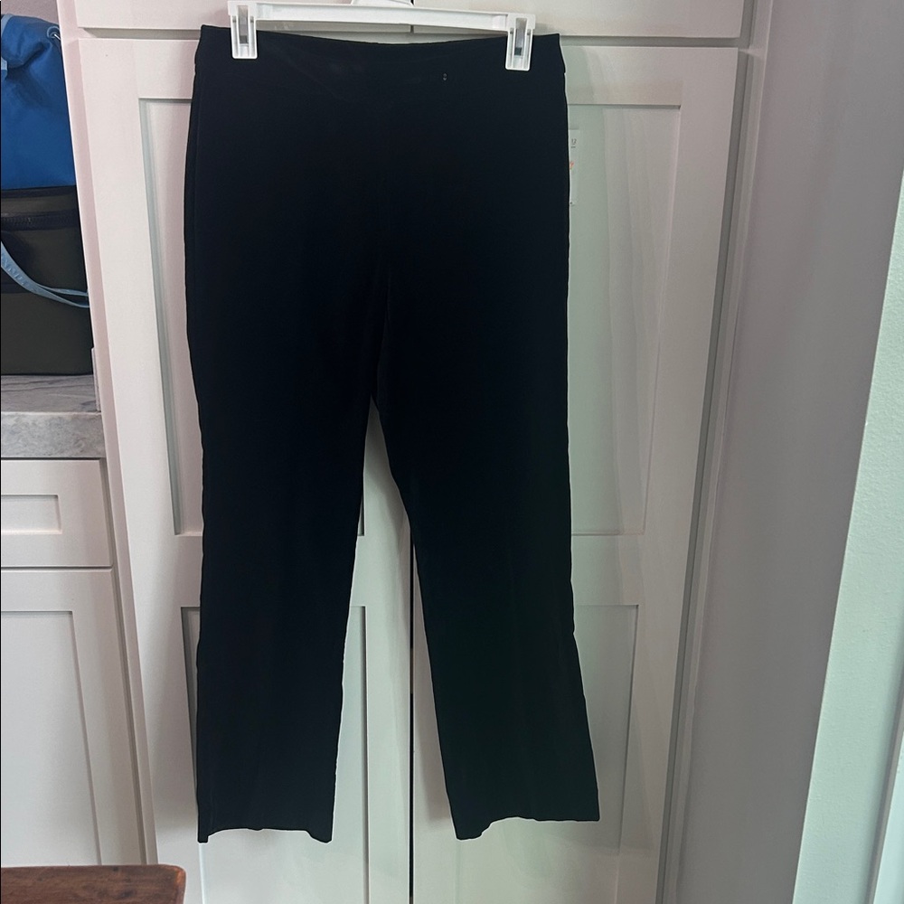 villager by Liz Claiborne Black Women's Straight Leg Trousers